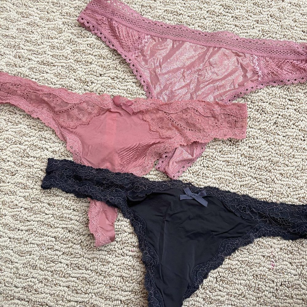 Victoria's Secret Dream Angels Lacy Thongs
